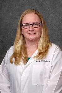 Mrs. Hunn graduated with an Associate's Degree in Nursing from Jewish Hospital College of Nursing and Allied Health. Mrs. Hunn then completed her Bachelors of Science in Nursing from University of Missouri St. Louis. Lastly, Mrs. Hunn completed her Master's Degree as a Family Nurse Practitioner.